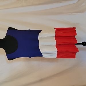 Umgee red/white/blue tunic